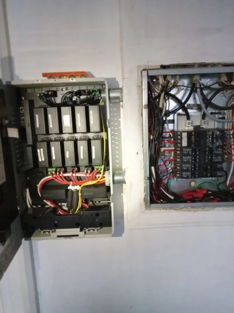 Electrical panel upgrade completed for Security Camera Wiring in Sweetwater